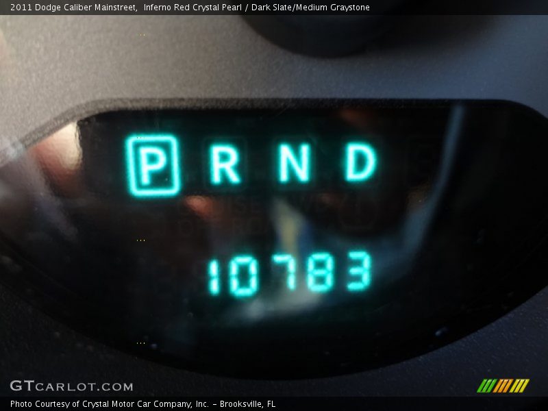 Inferno Red Crystal Pearl / Dark Slate/Medium Graystone 2011 Dodge Caliber Mainstreet