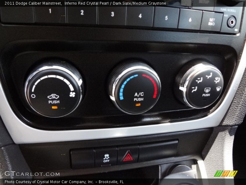 Inferno Red Crystal Pearl / Dark Slate/Medium Graystone 2011 Dodge Caliber Mainstreet