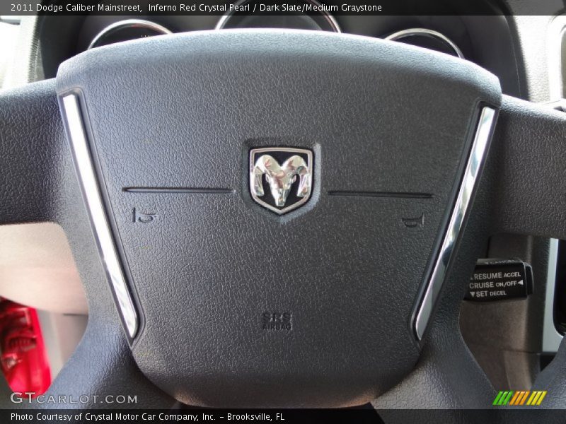 Inferno Red Crystal Pearl / Dark Slate/Medium Graystone 2011 Dodge Caliber Mainstreet