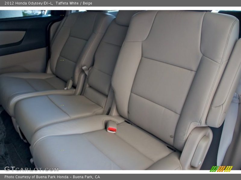 Taffeta White / Beige 2012 Honda Odyssey EX-L