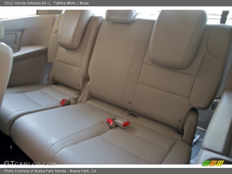 Taffeta White / Beige 2012 Honda Odyssey EX-L