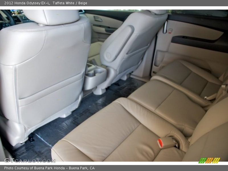 Taffeta White / Beige 2012 Honda Odyssey EX-L