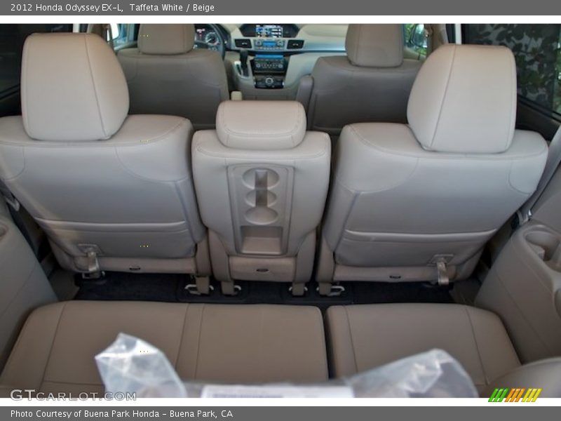 Taffeta White / Beige 2012 Honda Odyssey EX-L