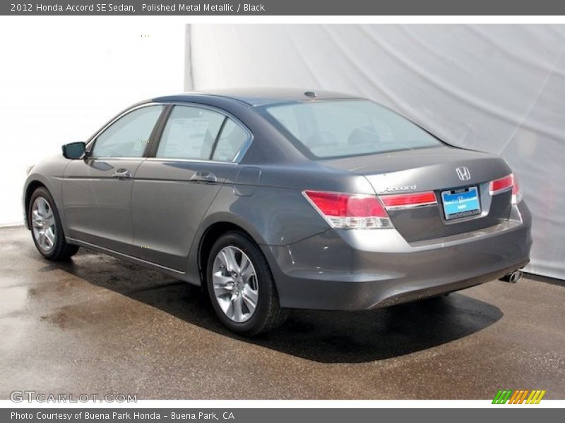 Polished Metal Metallic / Black 2012 Honda Accord SE Sedan