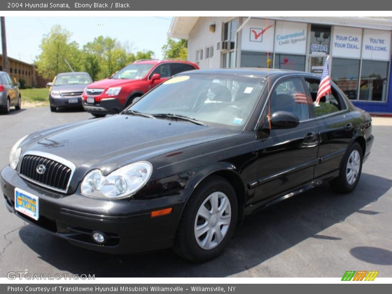 Ebony Black / Black 2004 Hyundai Sonata