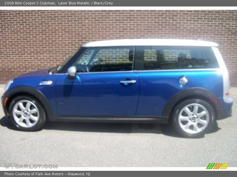 Laser Blue Metallic / Black/Grey 2009 Mini Cooper S Clubman