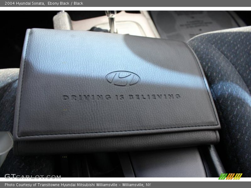 Ebony Black / Black 2004 Hyundai Sonata