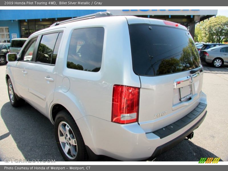 Billet Silver Metallic / Gray 2009 Honda Pilot Touring 4WD