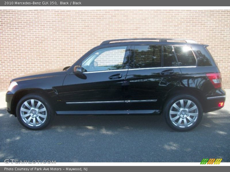 Black / Black 2010 Mercedes-Benz GLK 350