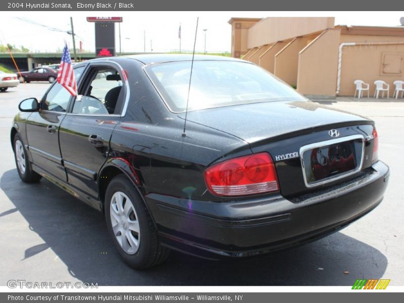 Ebony Black / Black 2004 Hyundai Sonata