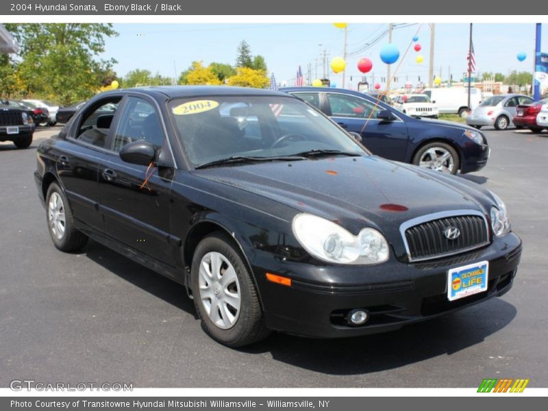 Ebony Black / Black 2004 Hyundai Sonata
