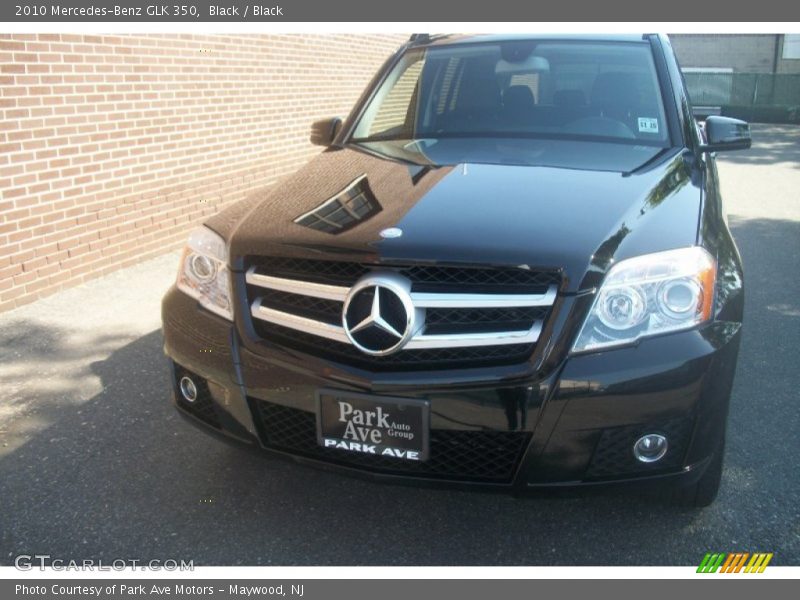 Black / Black 2010 Mercedes-Benz GLK 350