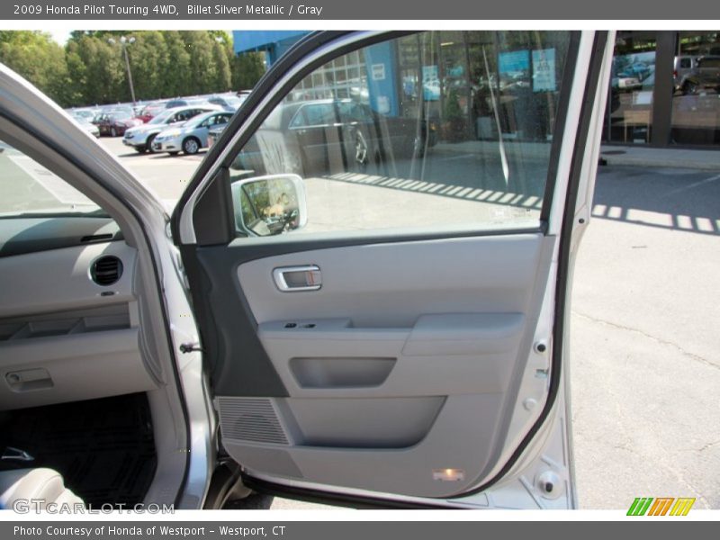 Billet Silver Metallic / Gray 2009 Honda Pilot Touring 4WD