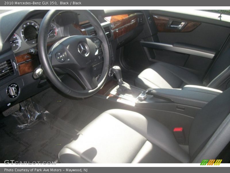 Black / Black 2010 Mercedes-Benz GLK 350