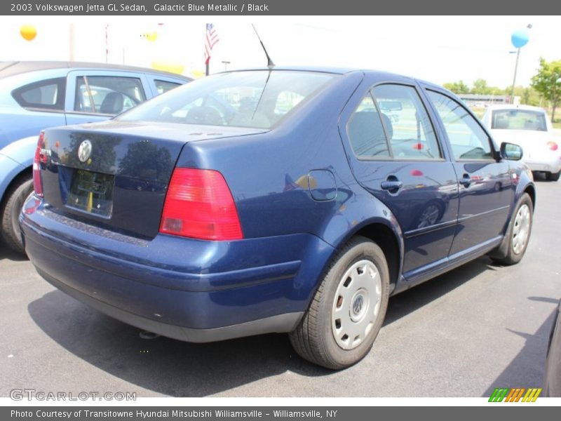 Galactic Blue Metallic / Black 2003 Volkswagen Jetta GL Sedan