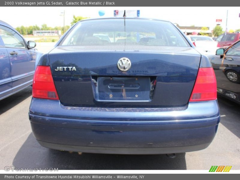 Galactic Blue Metallic / Black 2003 Volkswagen Jetta GL Sedan