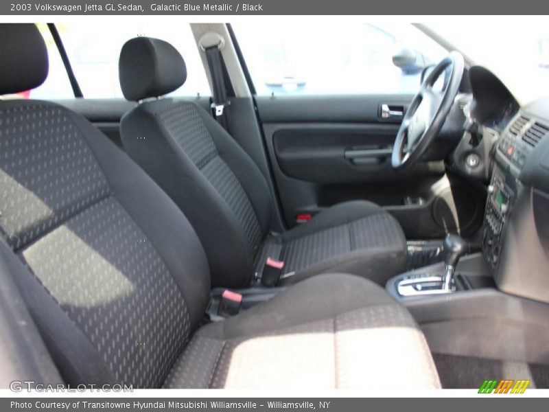 Galactic Blue Metallic / Black 2003 Volkswagen Jetta GL Sedan