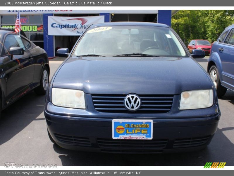 Galactic Blue Metallic / Black 2003 Volkswagen Jetta GL Sedan