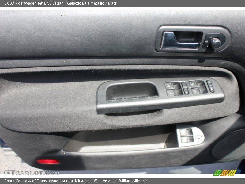Galactic Blue Metallic / Black 2003 Volkswagen Jetta GL Sedan