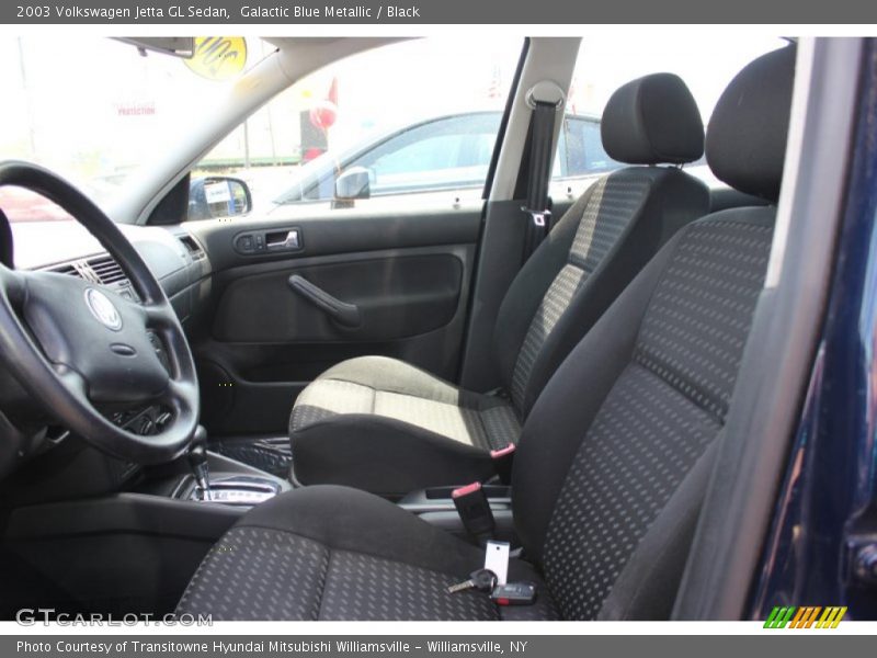 Galactic Blue Metallic / Black 2003 Volkswagen Jetta GL Sedan