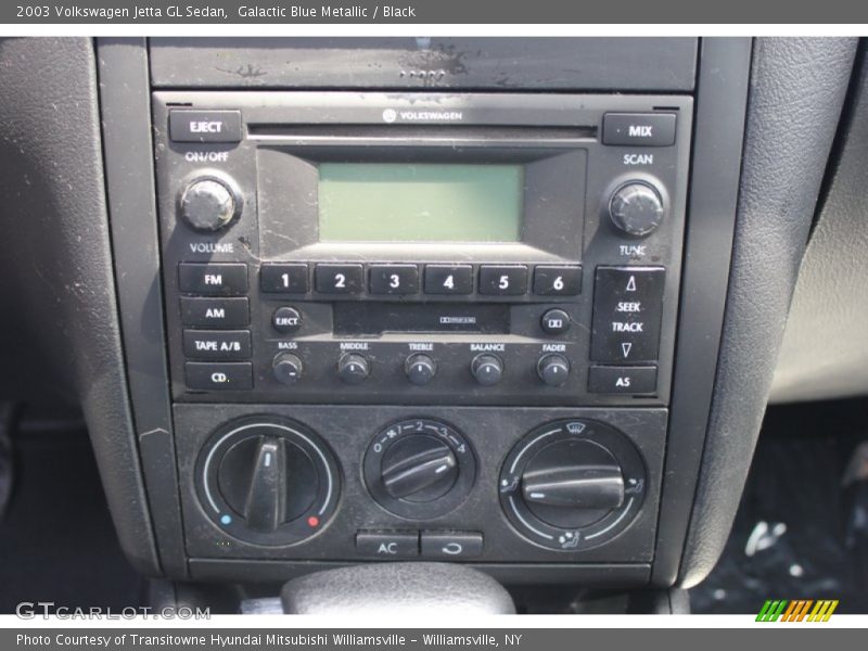 Galactic Blue Metallic / Black 2003 Volkswagen Jetta GL Sedan