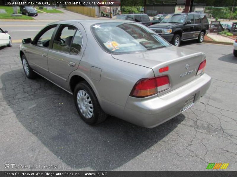Sunlit Sand Metallic / Charcoal Black 1999 Nissan Maxima GXE