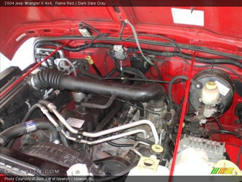 Flame Red / Dark Slate Gray 2004 Jeep Wrangler X 4x4