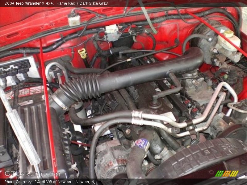 Flame Red / Dark Slate Gray 2004 Jeep Wrangler X 4x4