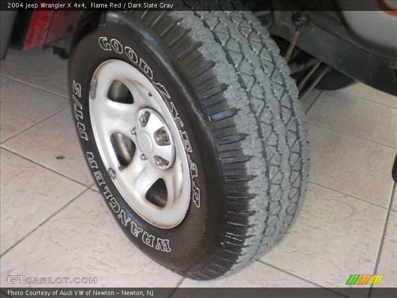 Flame Red / Dark Slate Gray 2004 Jeep Wrangler X 4x4
