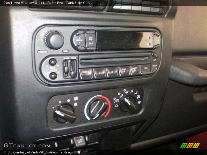 Flame Red / Dark Slate Gray 2004 Jeep Wrangler X 4x4