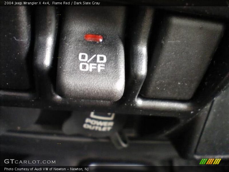 Flame Red / Dark Slate Gray 2004 Jeep Wrangler X 4x4