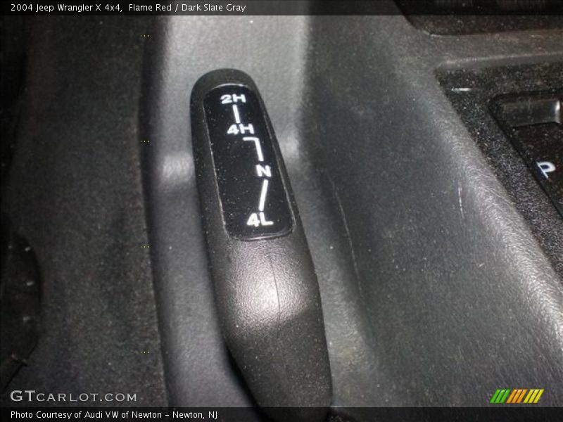 Flame Red / Dark Slate Gray 2004 Jeep Wrangler X 4x4