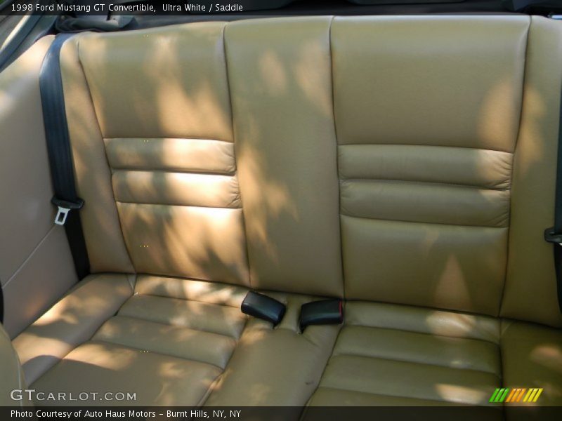 Ultra White / Saddle 1998 Ford Mustang GT Convertible