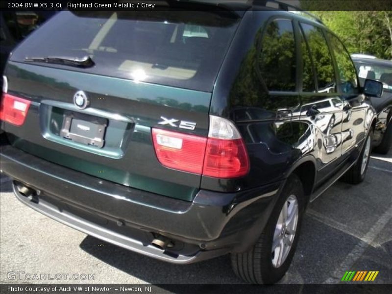 Highland Green Metallic / Grey 2004 BMW X5 3.0i