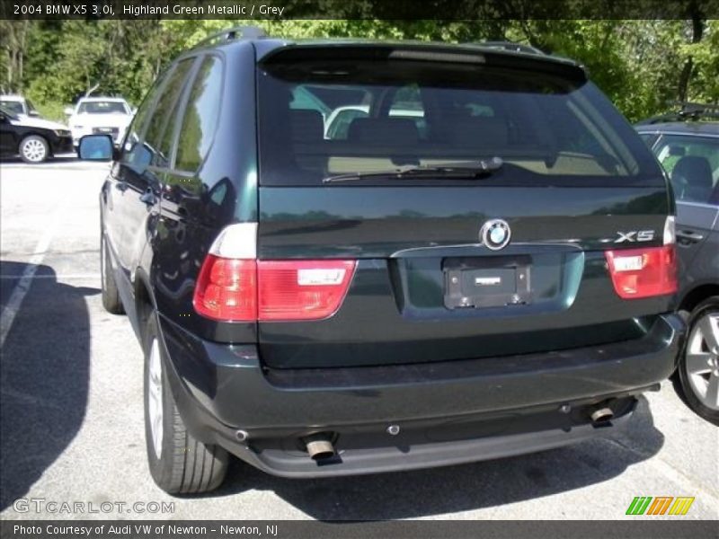 Highland Green Metallic / Grey 2004 BMW X5 3.0i