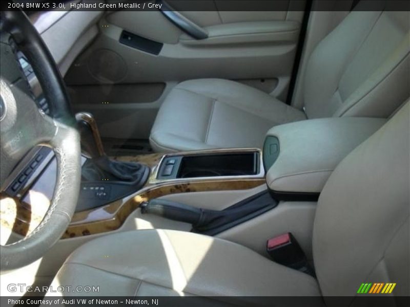 Highland Green Metallic / Grey 2004 BMW X5 3.0i