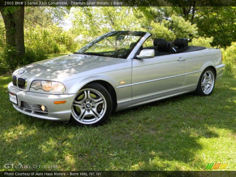 Front 3/4 View of 2003 3 Series 330i Convertible