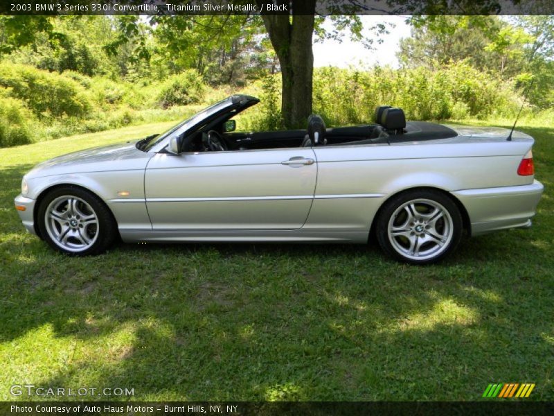  2003 3 Series 330i Convertible Titanium Silver Metallic