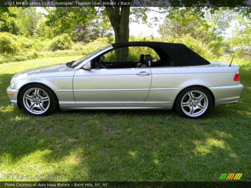  2003 3 Series 330i Convertible Titanium Silver Metallic