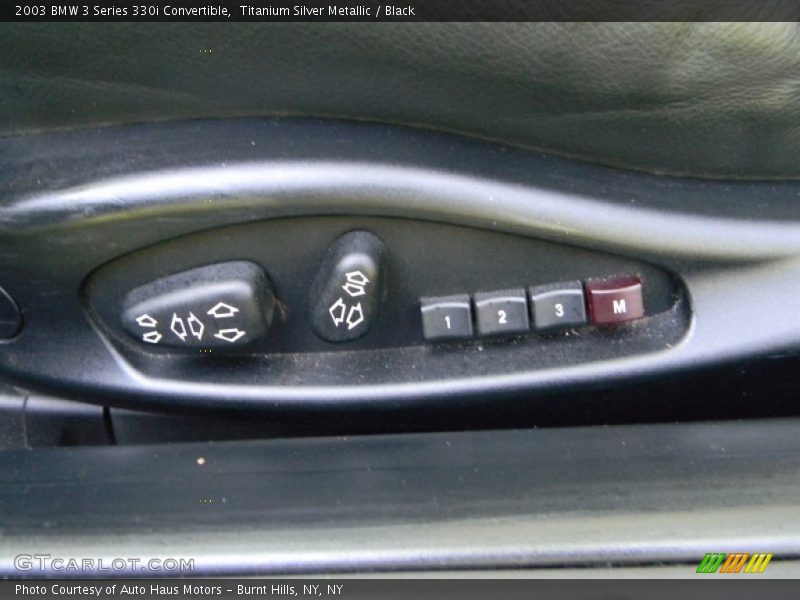 Titanium Silver Metallic / Black 2003 BMW 3 Series 330i Convertible
