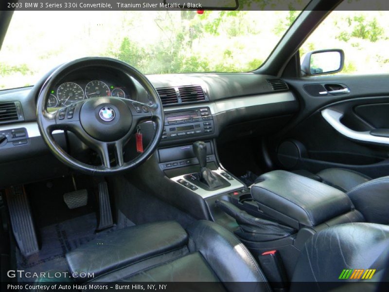  2003 3 Series 330i Convertible Black Interior