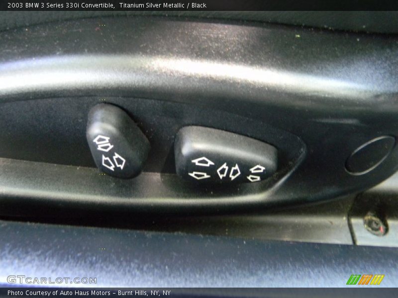 Titanium Silver Metallic / Black 2003 BMW 3 Series 330i Convertible