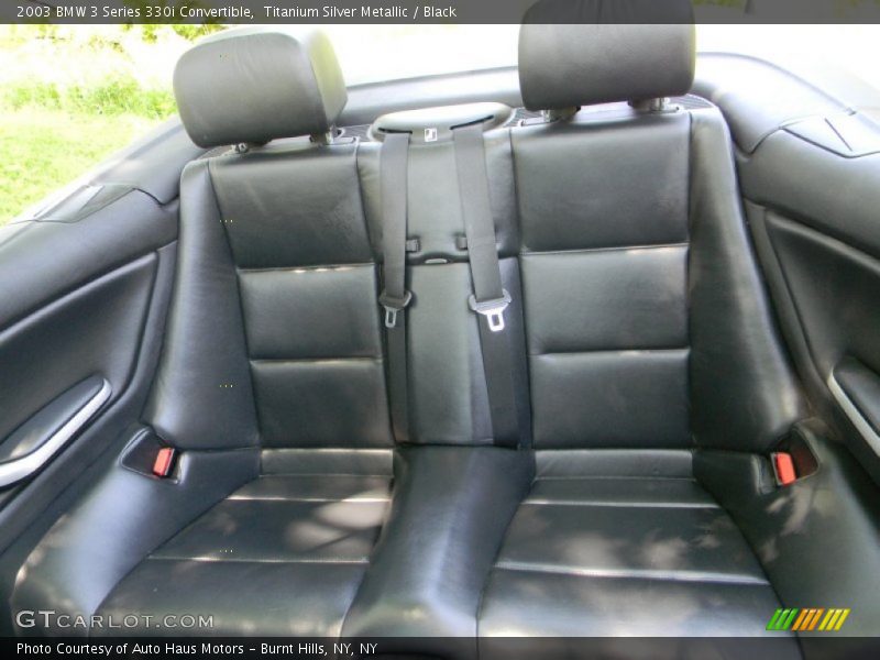  2003 3 Series 330i Convertible Black Interior
