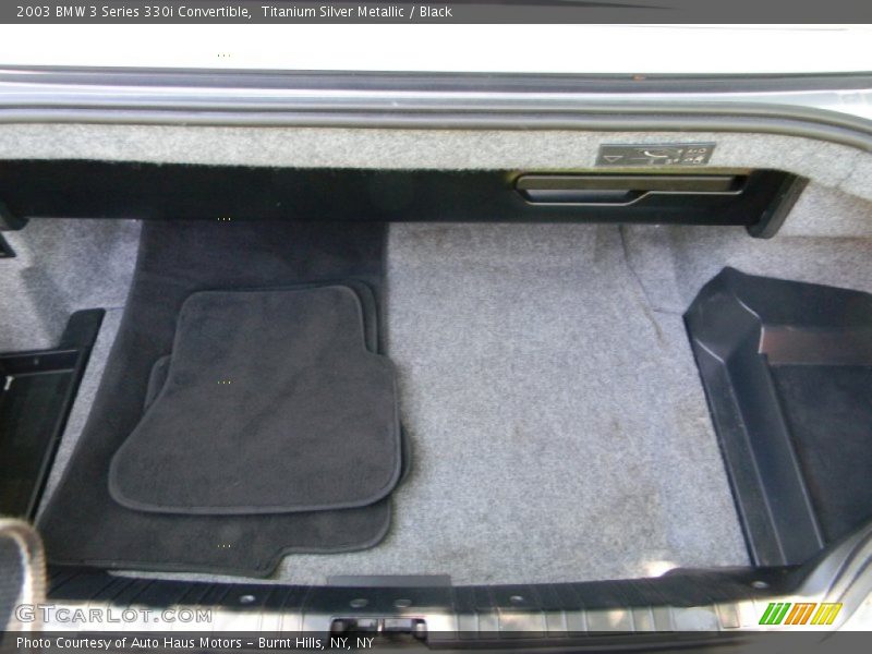 Titanium Silver Metallic / Black 2003 BMW 3 Series 330i Convertible