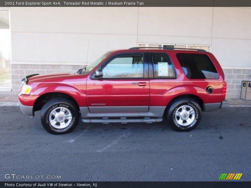 Toreador Red Metallic / Medium Prairie Tan 2001 Ford Explorer Sport 4x4