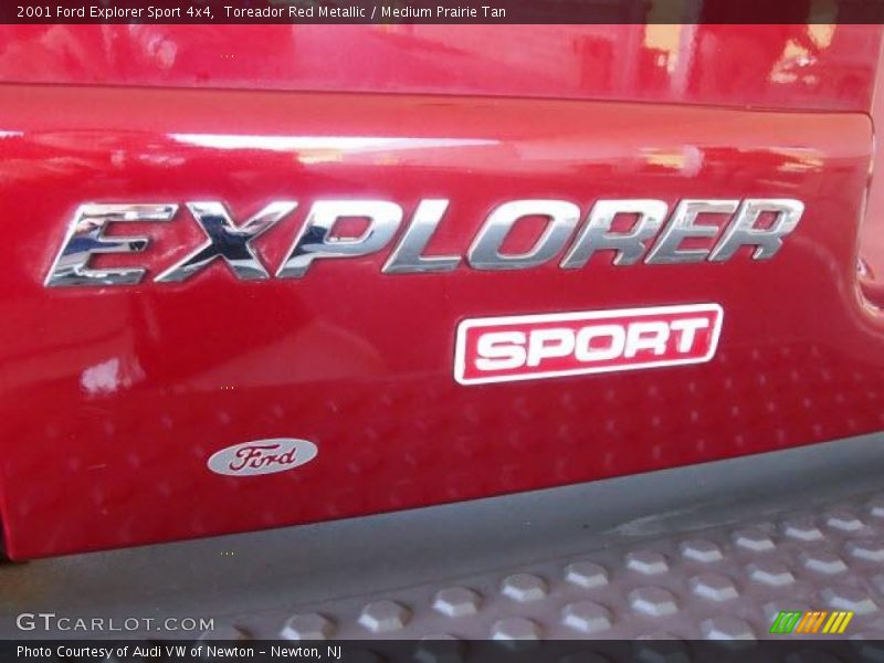 Toreador Red Metallic / Medium Prairie Tan 2001 Ford Explorer Sport 4x4