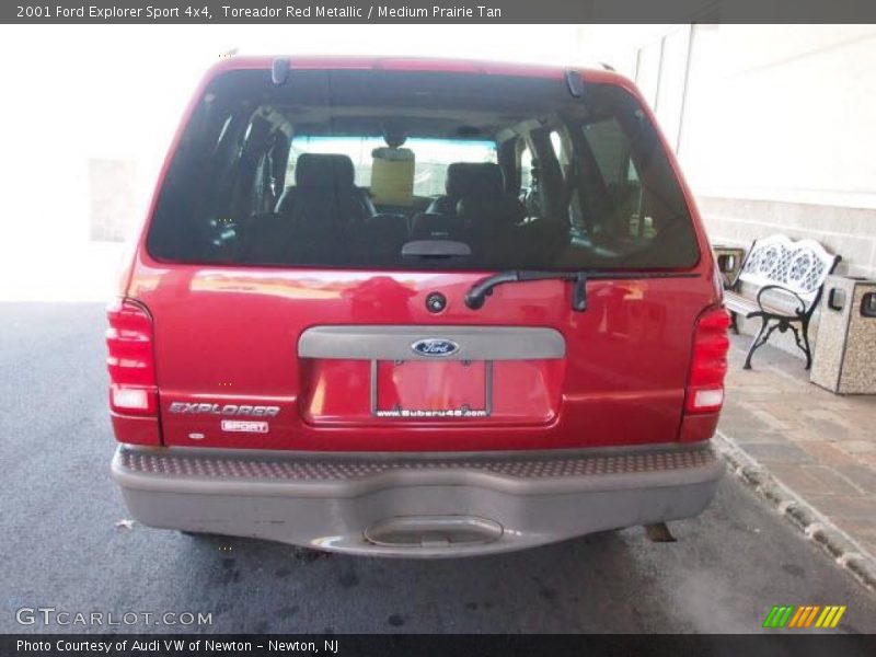 Toreador Red Metallic / Medium Prairie Tan 2001 Ford Explorer Sport 4x4