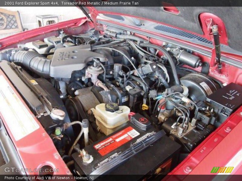 Toreador Red Metallic / Medium Prairie Tan 2001 Ford Explorer Sport 4x4