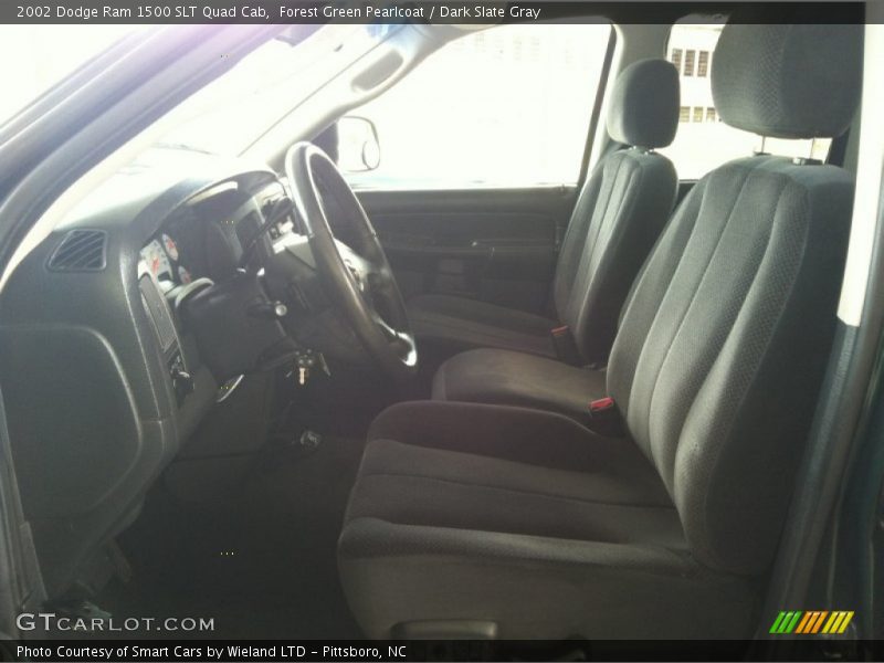 Forest Green Pearlcoat / Dark Slate Gray 2002 Dodge Ram 1500 SLT Quad Cab