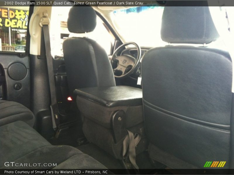 Forest Green Pearlcoat / Dark Slate Gray 2002 Dodge Ram 1500 SLT Quad Cab